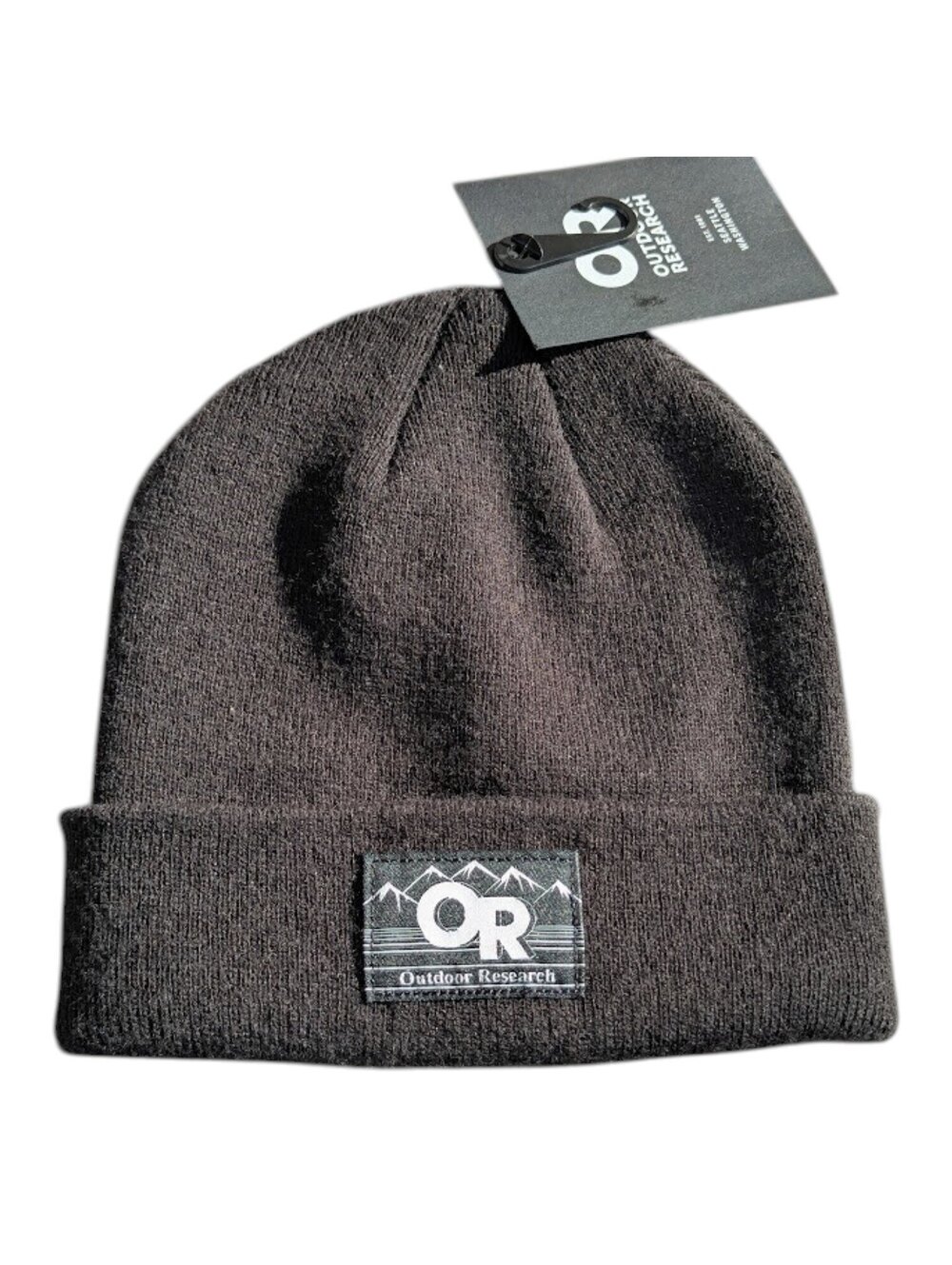New Outdoor Research Juneau Beanie Hat nwt Black Acrylic Juneau Knit Gorpcore